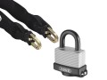 Abus 70/45 Weatherproof Padlock &8 KS85 85cm Chain �14.25 The Body Is Manufactured From Solid Brass And Is Sealed With A Shock Absorbing Material Designed To Protect The Cylinder Against Water And Dirt.
It Features A Precision Steel Tumbler Cylinder With A 