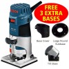 BOSCH GKF 600 110V 600W 1/4IN PALM ROUTER  + 3 EXTRA BASES �129.95 Bosch Gkf 600 110v 600w 1/4in Palm Router
&nbsp;
The Handy Tool For Precise Routing
&nbsp;&nbsp;&nbsp;&nbsp;
� Perfect Handling Thanks To Particularly Compact Design And Ergonomic Grip Area With S