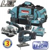 MAKITA LXT400 18VOLT COMBI KIT WITH 3 x LITHIUM-ION BATTERIES + BJV180Z JIGSAW BODY �634.95
