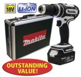 MAKITA BHP452RFWX 18V LITHIUM-ION 2-SPEED COMBI HAMMER WITH 1 x BATTERY �164.95