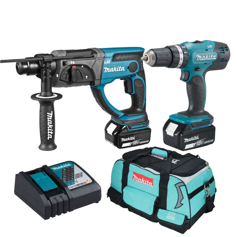 Makita twin best sale 18v sds